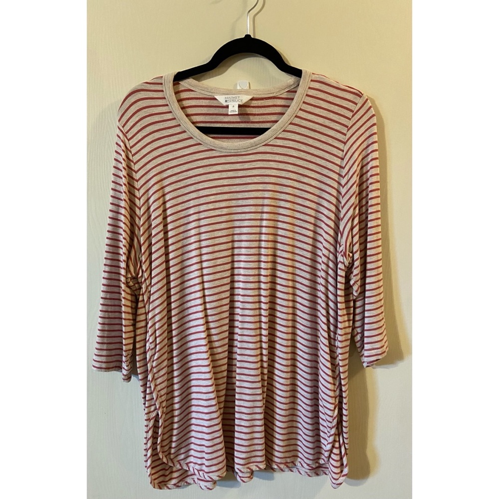 Market & Spruce Zansia French Terry Knit Top